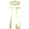 75 number crown