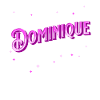 Nom Dominique personnalisé