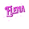 Elena's name personalized