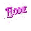 Elodie's name personalized