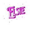 Elsie Namen personalisiert