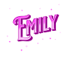 Emily name personalized