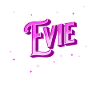 Noms Evie personnalisés