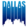 Dallas Skyline Gradient Silhouette