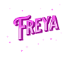 Freya name personalized