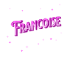 Francoise name personalized