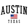 Austin Texas USA Flag Motif