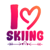 Ich liebe Skiing