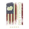 USA American Flag - Chinchilla Dad