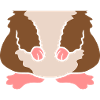 Disguise funny hamster body