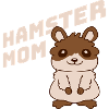 Logo Design Hamster Mom