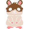 Cute dear little hamster