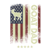 Drapeau américain - Papa de chèvre