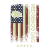 Drapeau américain - Hedgehog Dad
