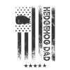 U.S. Flag - Hedgehog Dad