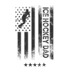 U.S. Flag - Hockey Dad