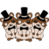 3 cylinder hat hamster