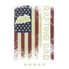 USA American Flag - Rafting Dad