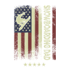 Drapeau américain - Snowboard Dad
