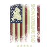 American Flag - Snowmobile Dad