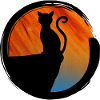 Cat Sunset Silhouette