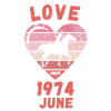 Amour équitation anniversaire Juin 1974