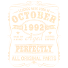 Millésime Octobre 1992 Anniversaire