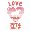 Amour équitation anniversaire août 1974