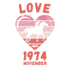 Amour équitation anniversaire novembre 1974