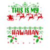 Grim jul Hawaii skjorte Grim jul