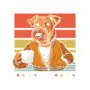Airedale Terrier Kaffee