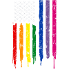 LGBTQ American Flag.