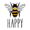 Bee Happy - Funny Bee