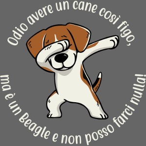 Funny beagle dabbing