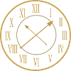 Magic golden clock