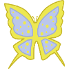 Blue-yellow light papillion