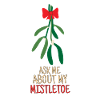 Spørg mig om mistelten symbol på kærlighed til Christma
