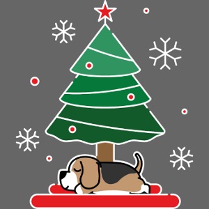 Lazy beagle Christmas