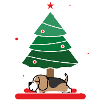Lazy Beagle Weihnachten