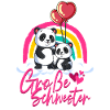 Große Schwester Panda