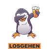 Dabbing Pinguin Trinkspruch Spass