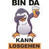 Dabbing Pinguin saufen Trinkspruch