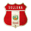 Sullana Peru Wappen Flaggen Design