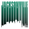 Jacksonville Skyline Vertical Typo