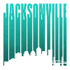 Jacksonville Skyline Vertical Typo