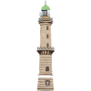 Leuchtturm Warnemünde ohne Text, Ostsee