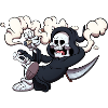 Death Smoking A Joint
