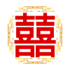 Chinese Happiness Symbol, Double-Happiness