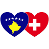 Drapeau suisse du Kosovo