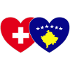 Suisse Drapeau du Kosovo Coeur
